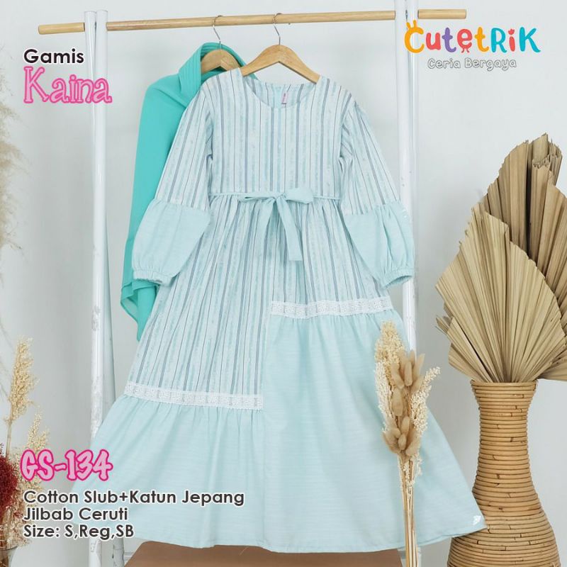 GAMIS ANAK CUTETRIK KAINA GS-134 ORI GAMIS ANAK CUTETRIK TERBARU 2022