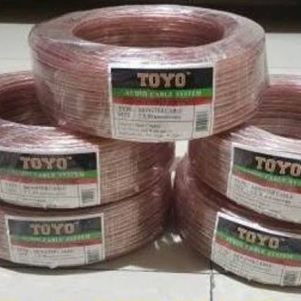 KABEL TRANSPARAN 2x120 KABEL SPEAKER AUDIO SYSTEM 2 x 120