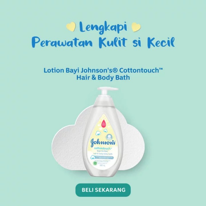 200ml  JOHNSON'S COTTON TOUCH FACE &amp; BODY BABY LOTION Johnson Johnsons Wajah &amp; Kulit Sensitif Bayi 200 ml