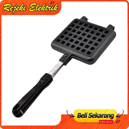 Waffle Maker Cetakan Kue Belgian - Singgle Waffle Pan HA-1477 Anti Lengket