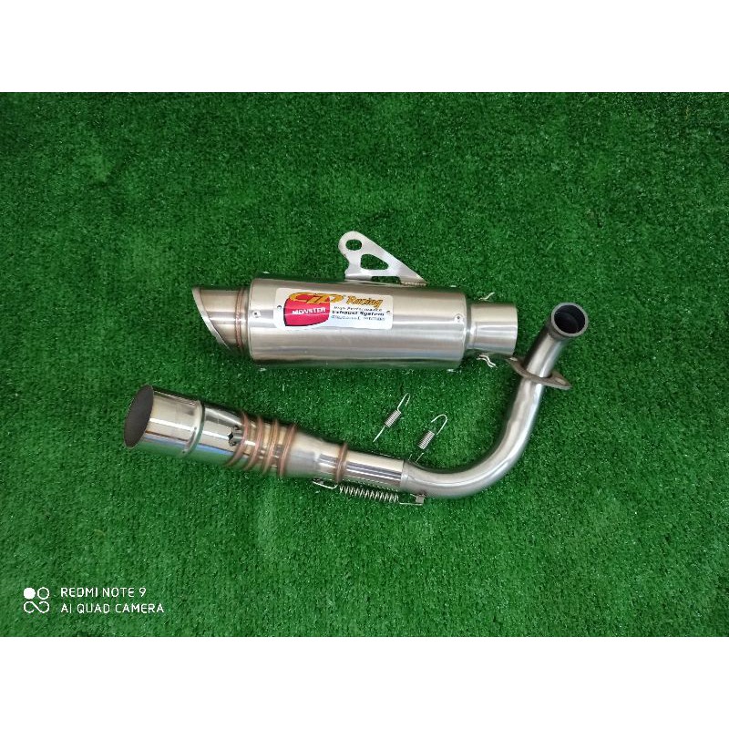 KNALPOT CLD MONSTER BEAT FI KARBU KNALPOT BEAT ATAS LEHER MODEL ATAS NON KOLONG CLD BEAT KNALPOT RAC