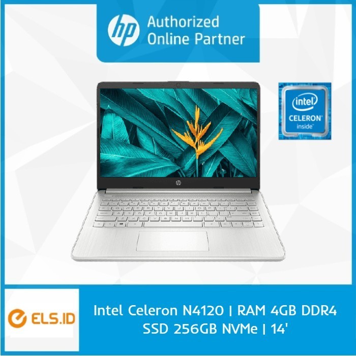 Jual Hp 14s Dq0508tu Silver Celeron N4120 4gb Ssd 256gb Shopee Indonesia 4303