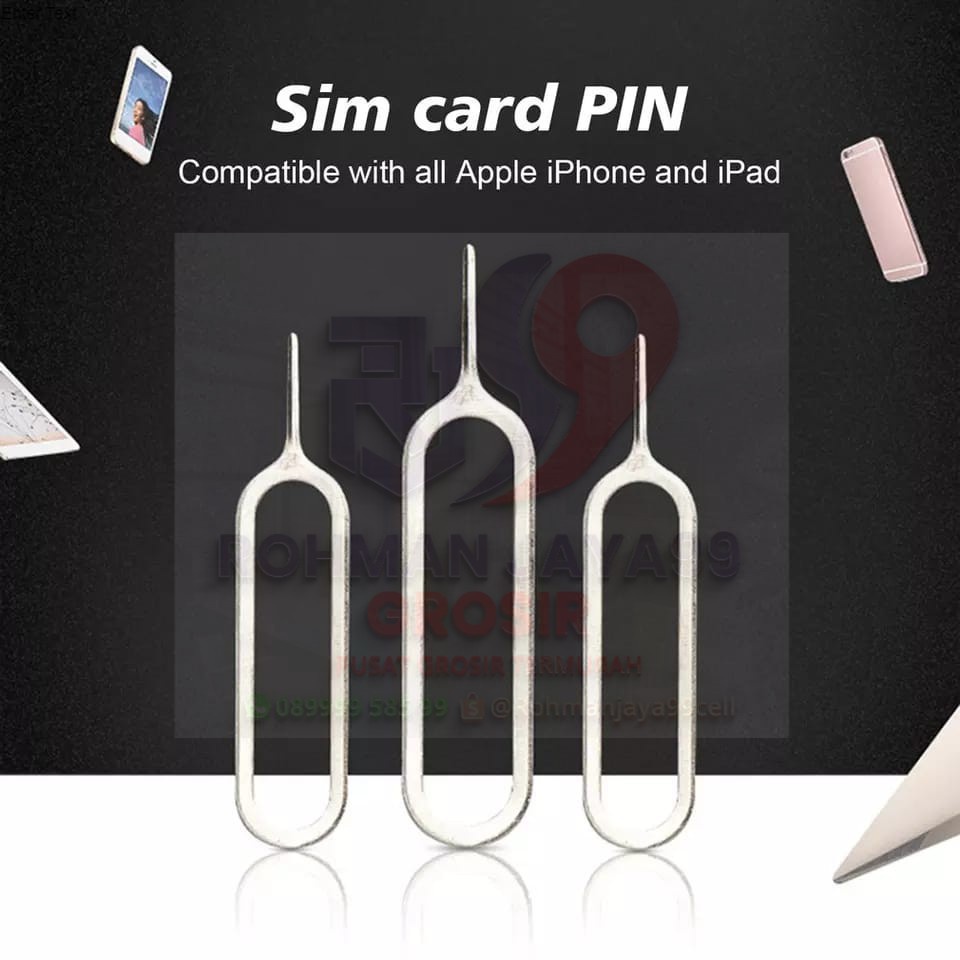 Sim Card Ejector Handphone - Jarum Tusuk Sim Card - Sim card Injector 100% ORIGINAL GARANSI RESMI