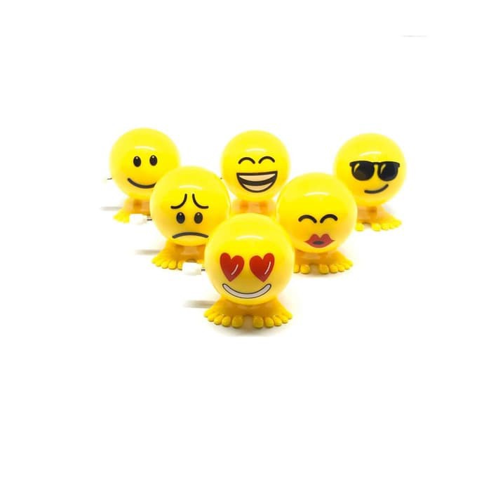 New Emoji 2020 Face Spring Shaking Head Stand UNIVERSAL Karakter Pajang ACC