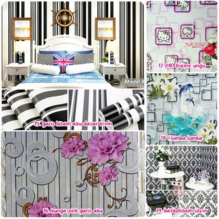 WALLPAPER STICKER 10METER WALPAPER DINDING STIKER MOTIF WALLPAPER STICKER 10METER WALPAPER DINDING STIKER MOTIF