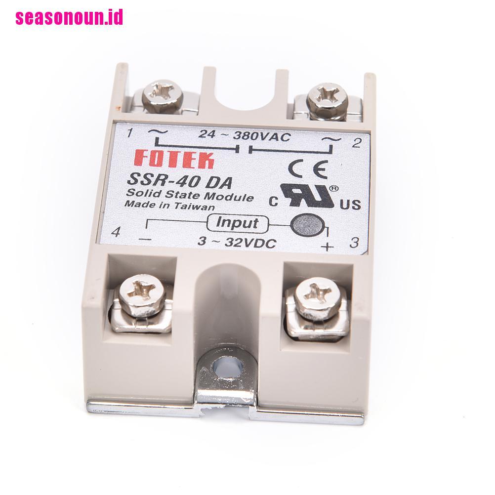 Relay SSR 40A Dengan Bendera Pelindung SSR-40DA