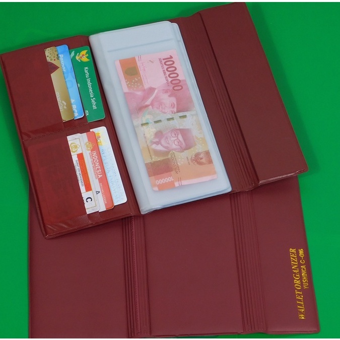 Dompet organizier - Dompet Keuangan Bulanan PAKE SLOT KARTU YOSHI