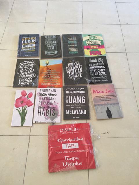 Hiasan Dinding Poster Kayu Al-179