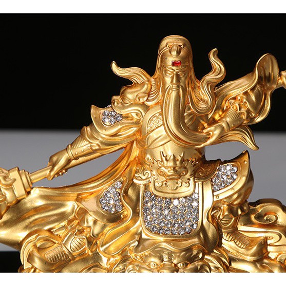 NEW WITH TASBIH Pajangan Parfum Mobil General GUAN YU KWAN KONG Diamond Bling Premium Quality