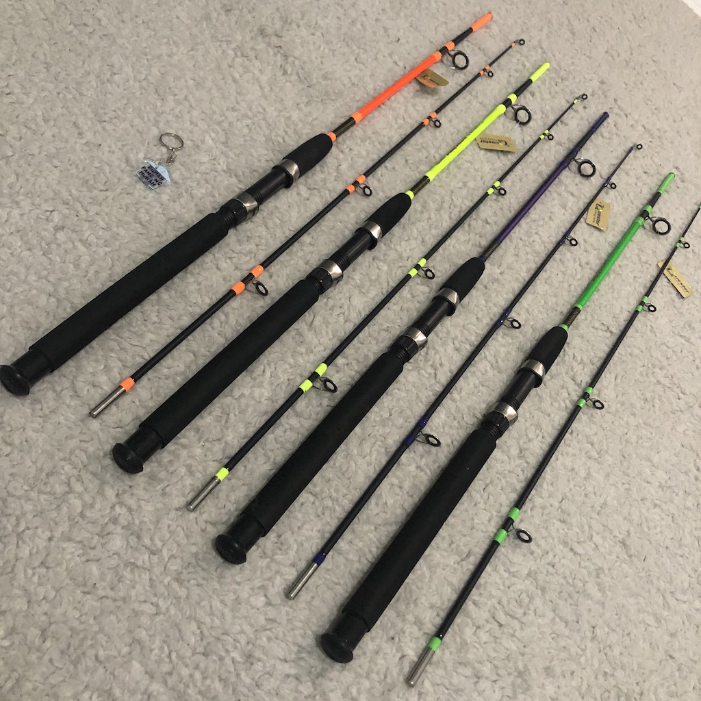 Alat Pancing Joran Pancing YUU QUESTER Aquila 180cm Fiber Solid Padat Rod Tongkat Stik Piber Sutet B