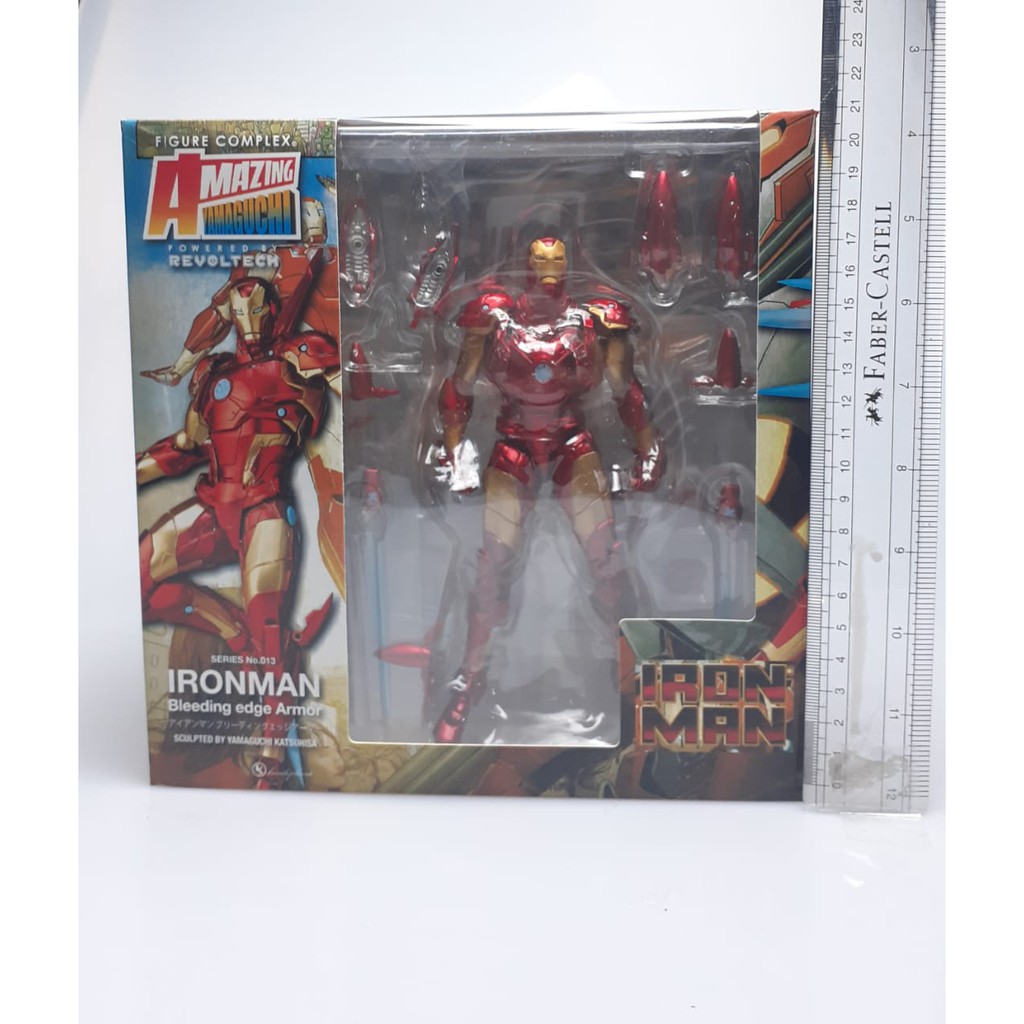 Revoltech Ironman Bleeding Edge Armor Amazing MK 37 Marvel Figure Tony