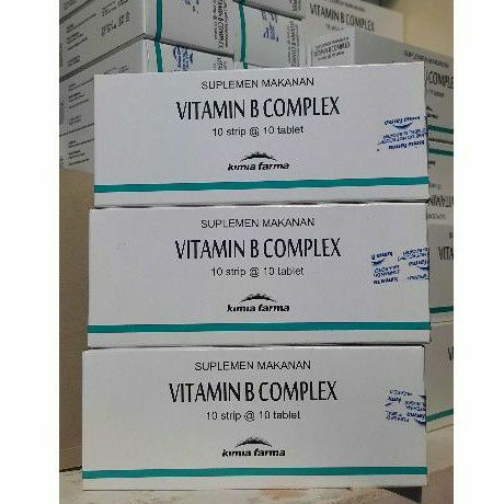 VITAMIN B COMPLEX KIMIA FARMA 1 BOX | Shopee Indonesia