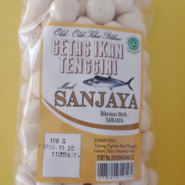 

Getas ikan tenggiri Sanjaya 100gr