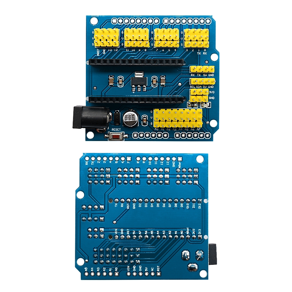 〖Factory Supplier/COD〗Board Expansion Board Sensor Shield Nano I / O Untuk Arduino R1 Nano 3.0