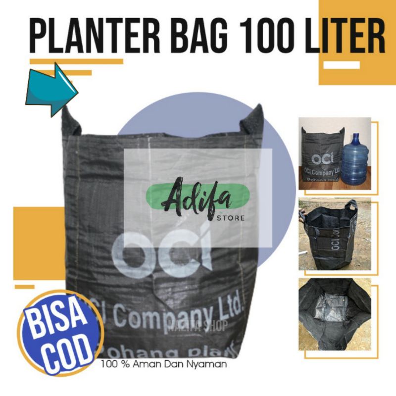 Planter Bag 100 Liter (Hitam)