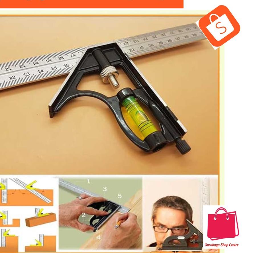 

HOT Product Mistar Penggaris Siku Tukang Multifungsi - ZEAST