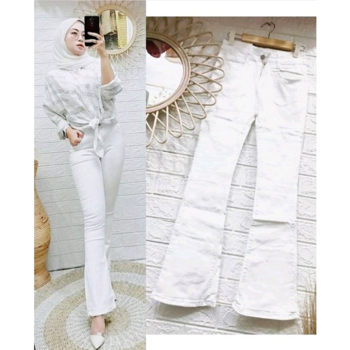 #2660 VJ CUTBRAY JEANS PUTIH IMPORT THAILAND