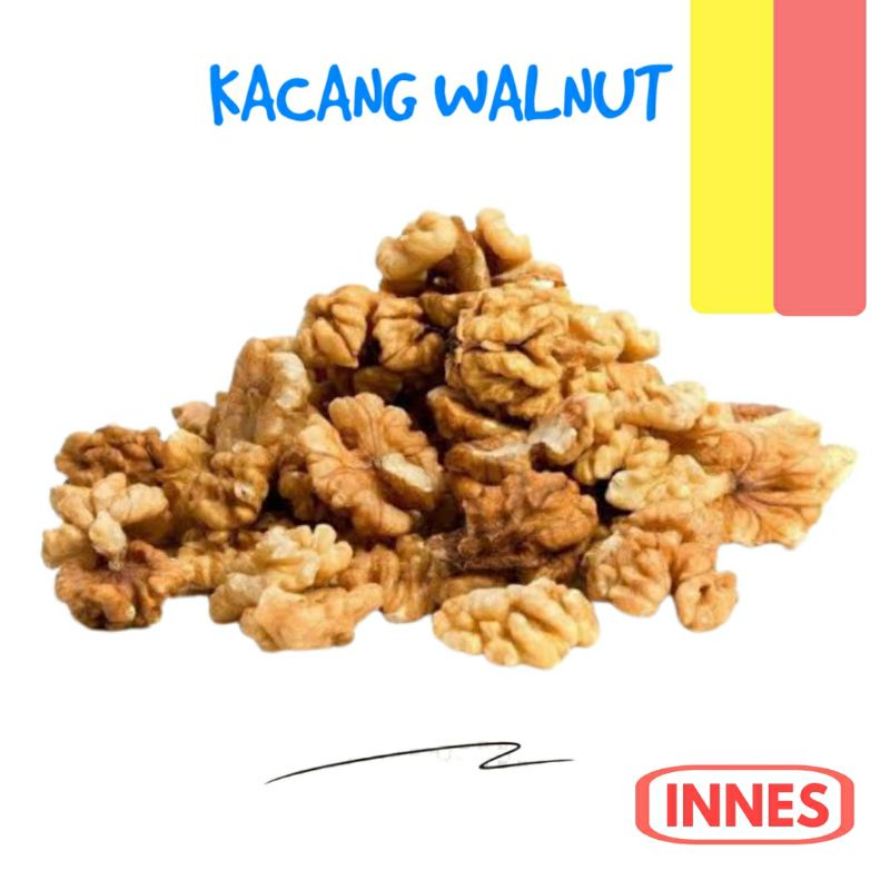 

Kacang Walnut 250 Gr / Kacang Otak Mentah / Raw Walnut