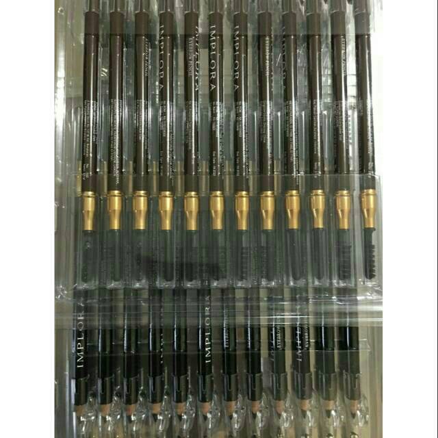 Pensil Alis Implora Ada Sisir 12pcs