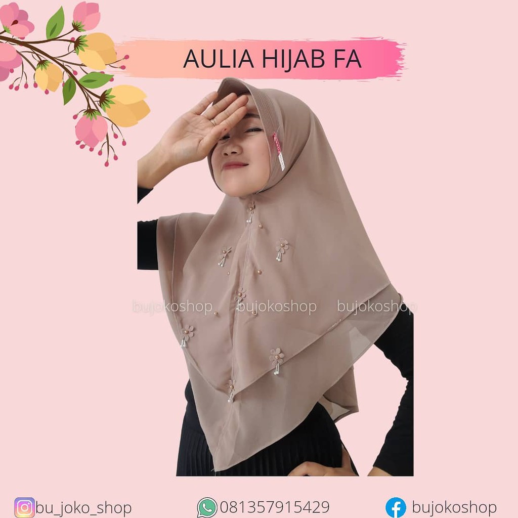 HIJAB INSTAN CERUTY MURAH AULIA F4 BY AULIA HIJAB
