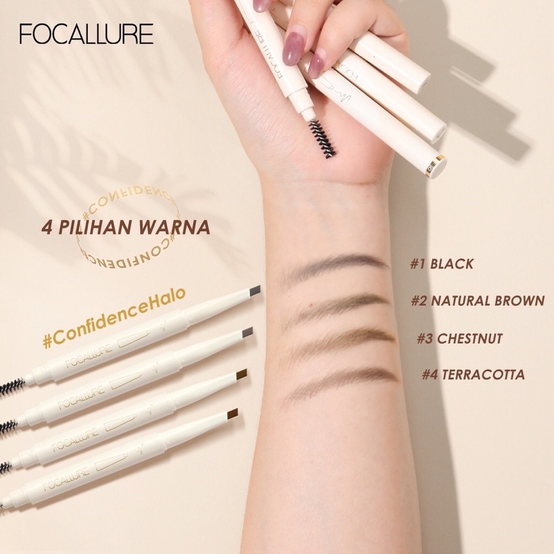 FOCALLURE Sliding Eyebrow Pencil FA202 #ConfidenceHalo