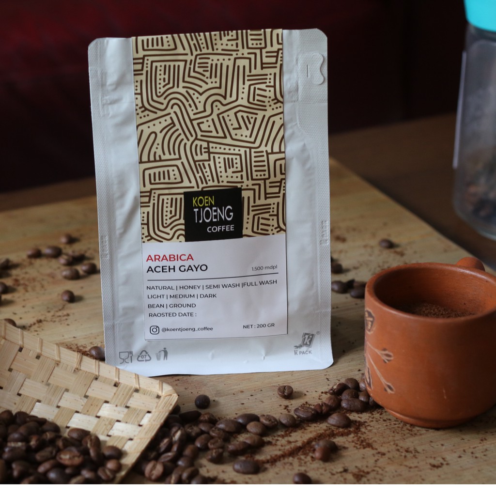 

KOENTJOENG COFEE - KOPI ARABICA ACEH GAYO NATURAL 200 gr MURAH