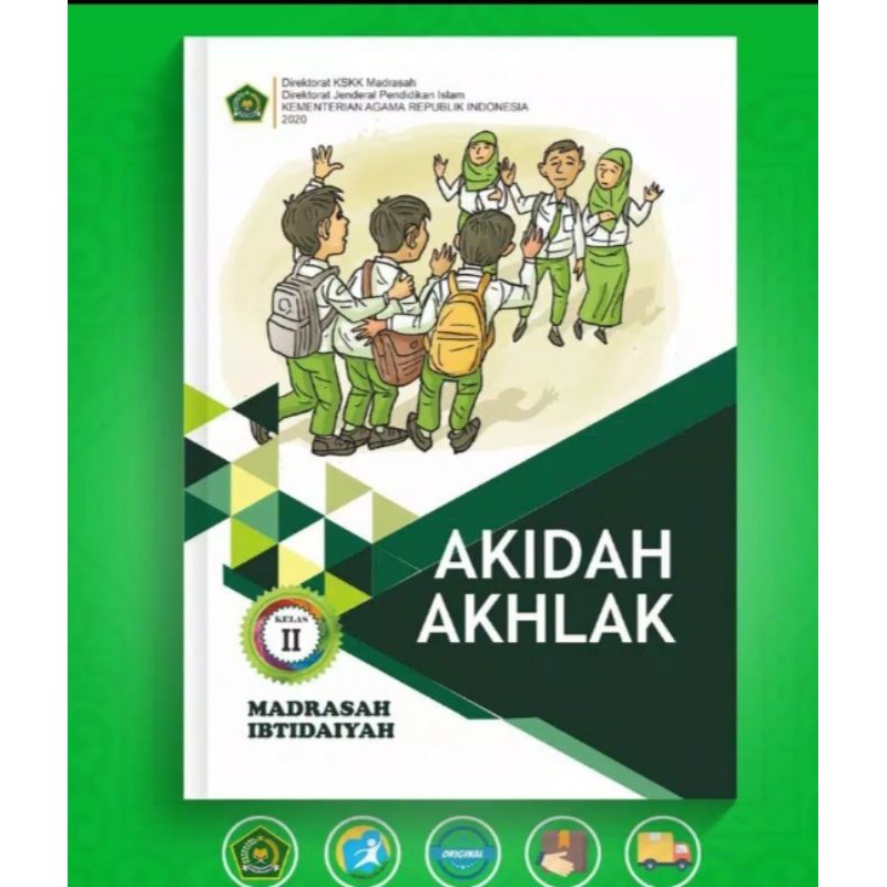 ORI satu paket buku siswa Depag k13 kelas 2 edisi revisi 2020