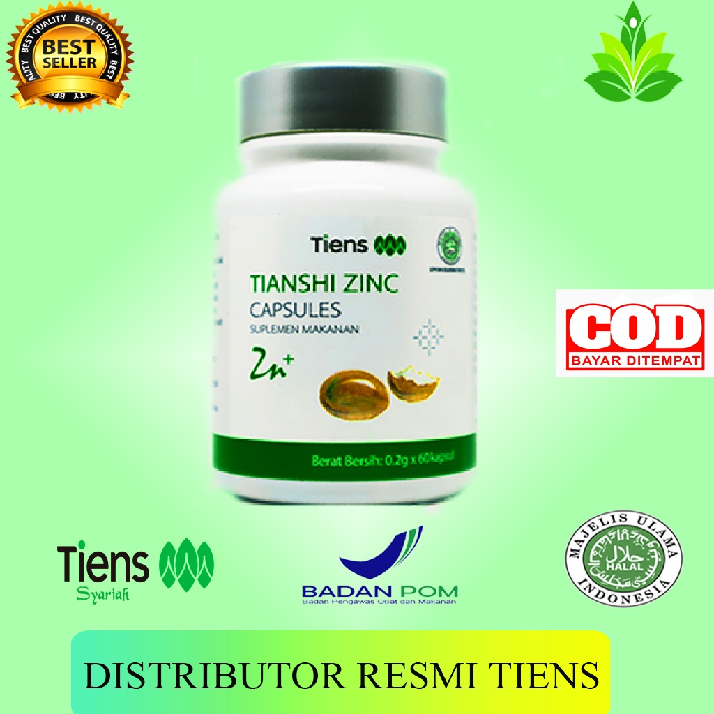 Zinc Capsule Original Tiens Asli