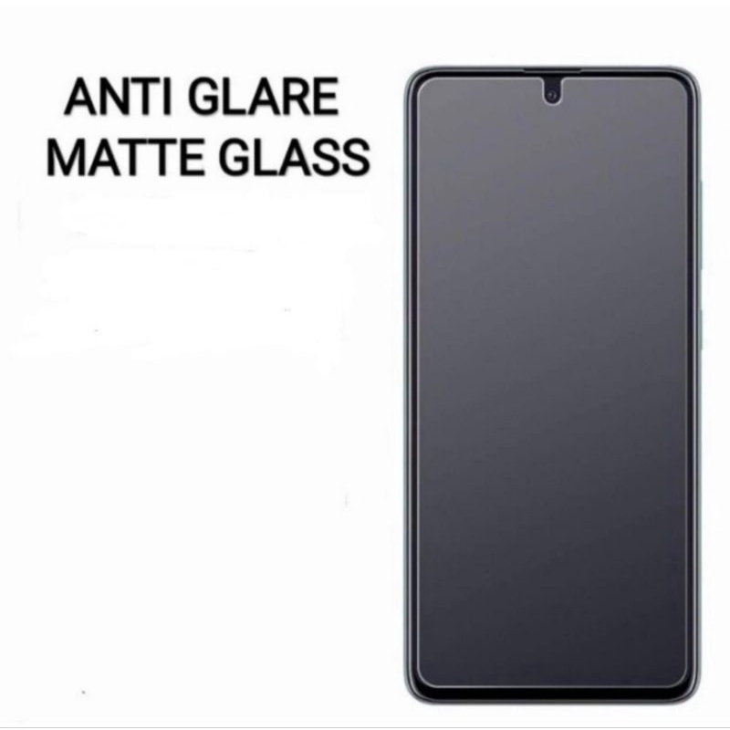 Matte Glass 9H Anti Glare Xiaomi Redmi Note 4 / 4X / 5 / 5A / 5A prime / 5 pro / 6 / 6 pro / 8 / 8T / 8 pro / 9 / 9 pro / 9 pro max / 9S / 9T    Tempered Glass Full Layar/Anti Minyak