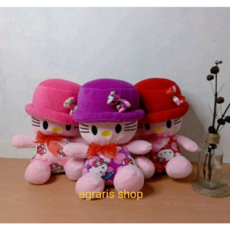 boneka hello kitty topi boneka hellokitty topi