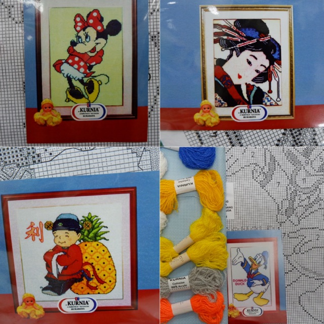 Kristik set / sulam kristik / sulam set