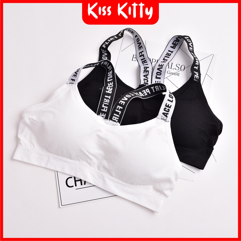 Bra Sport Bra Yoga Tanktop Kekinian Korean Sexy Streetwear Tanpa Kawat