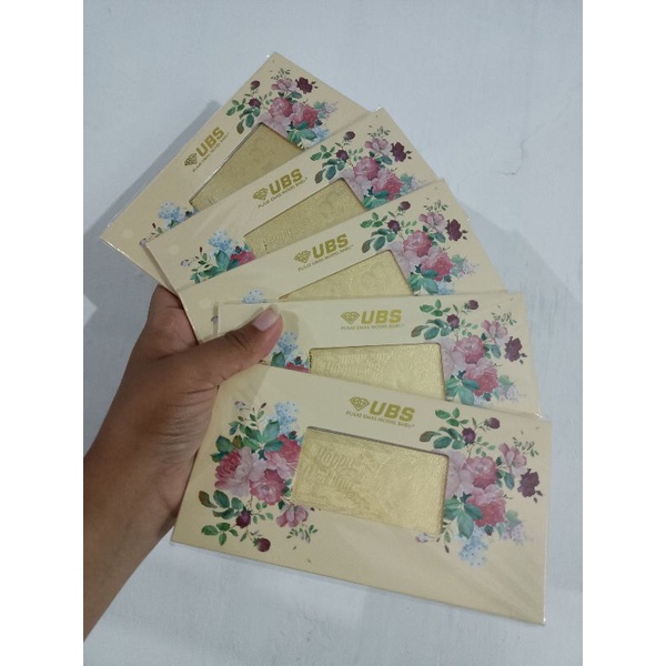 Logam Mulia 24K UBS Wedding 0.5 Gram