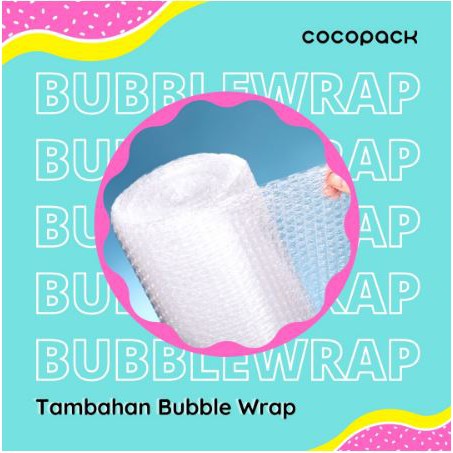 

Extra buble wrap untuk pengiriman