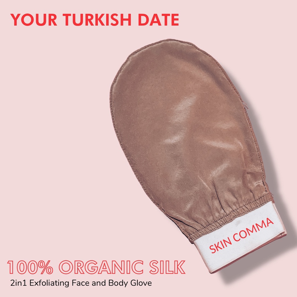 Skin Comma Your Turkish Date 2in1 Exfoliating Face &amp; Body Glove