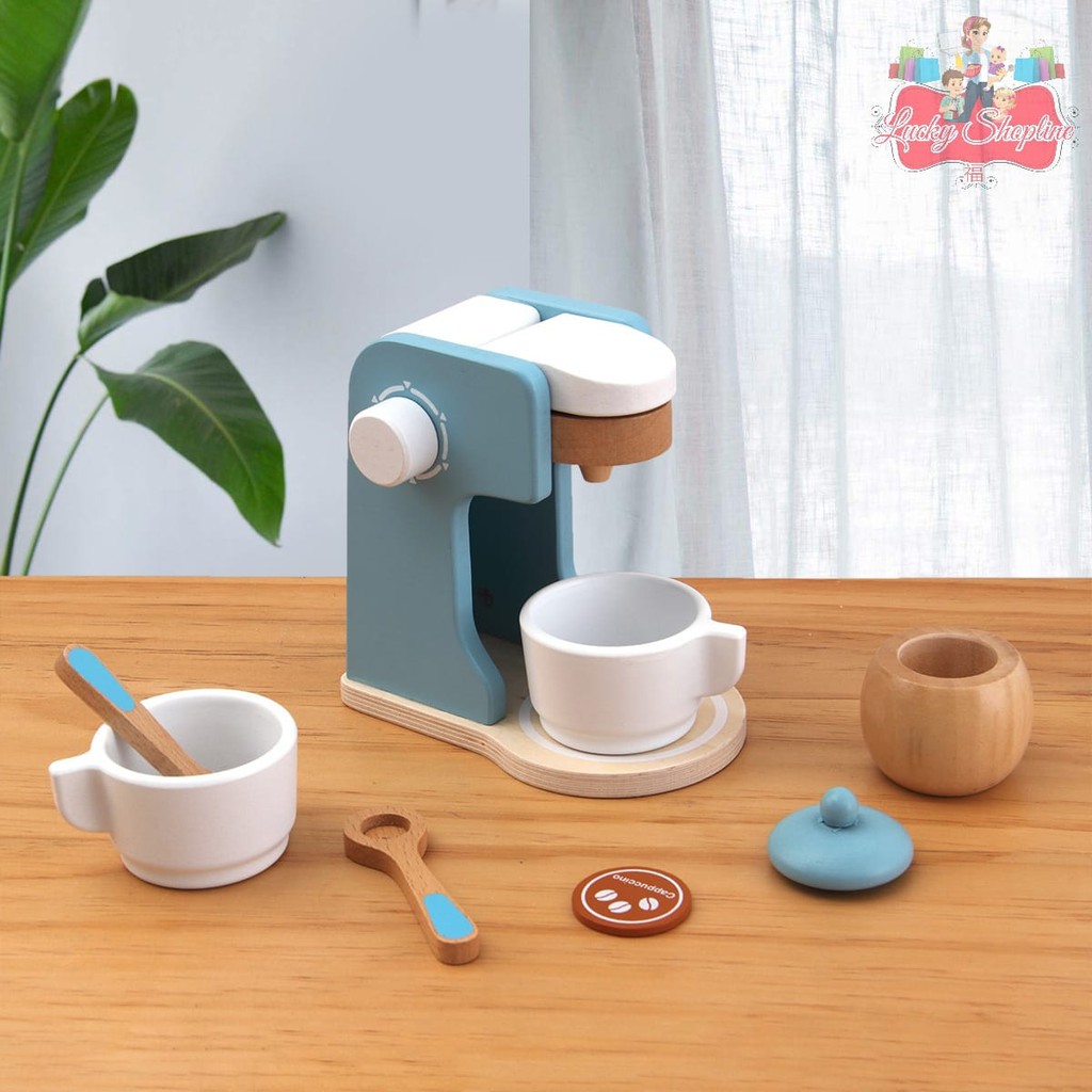 [BIG SALE] Kitchen Bakery Wooden Toy Pastel Collection - Mainan masak masakan cashier pretend play kayu edukasi