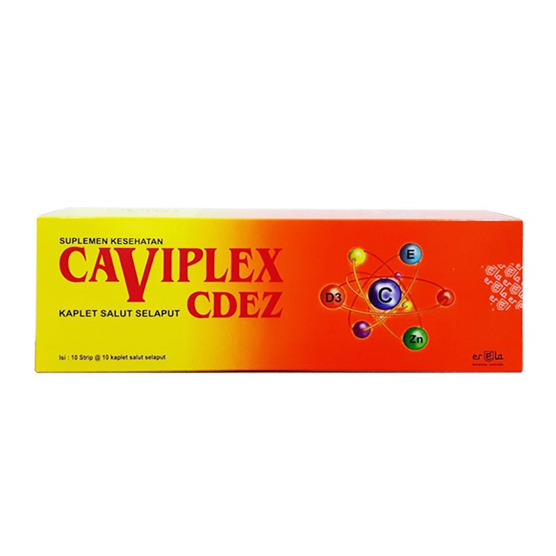 CAVIPLEX CDEZ BOX ISI 100 Tablet - Multivitamin Zink Zinc Vitamin Suplemen