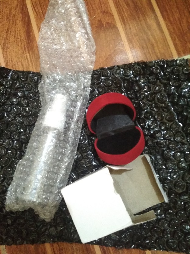 Kotak Cincin Beludru Tempat Anting Bentuk Kotak Dan Hati Love Heart Shape Ring Velvet Box Jewelry