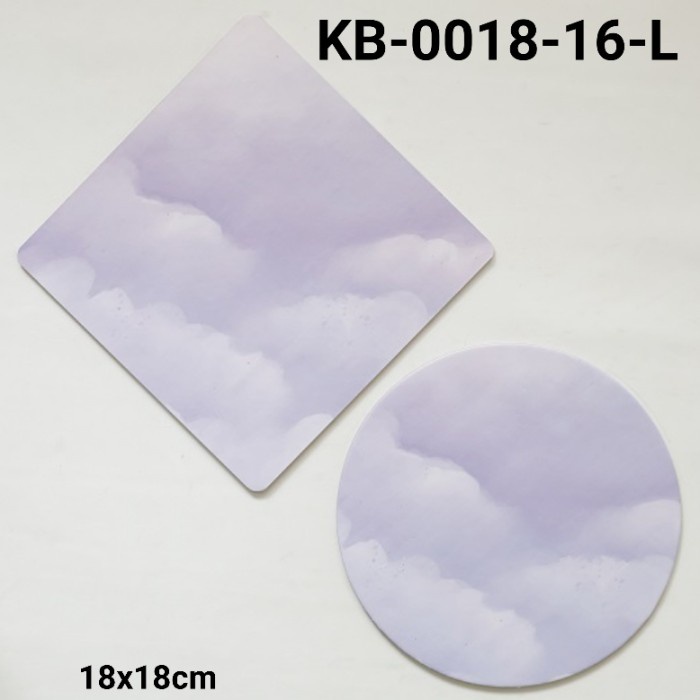 

GR-KB-0018-16 GROUP 2 CAKE BOARD ALAS KUE KOTAK BULAT 18CM GLITTER TERMURAH