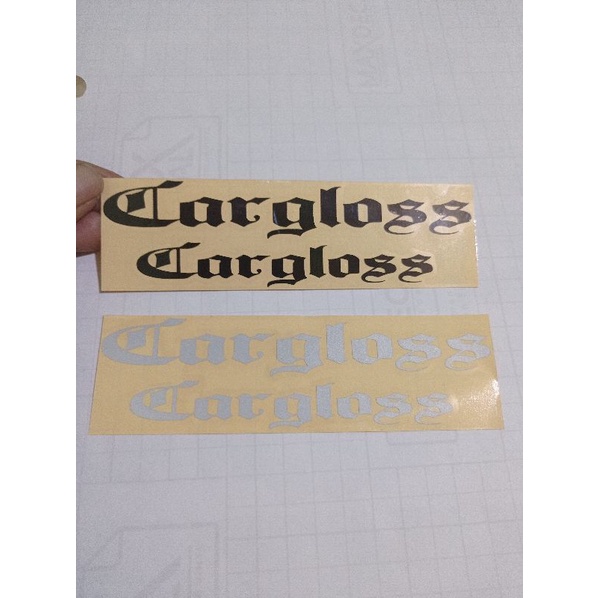 STICKER HELM CARGLOSS CUTTING