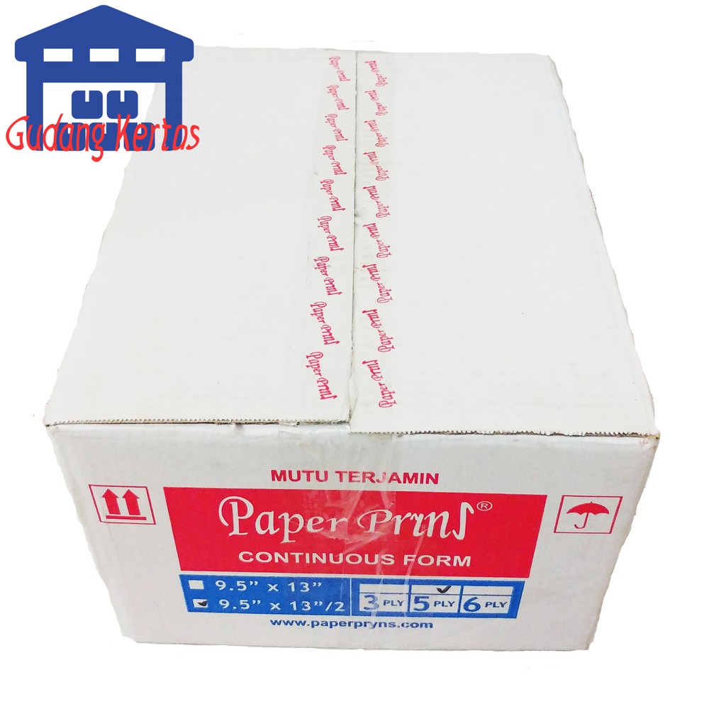 

Promo CONTINUOUS FORM 91/2 X 13/2 5PLY PAPERPRYNS (BAGI 2)