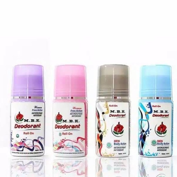 ORIGINAL BPOM MBK DEODORANT ROLL ON ~ DEODORANT MBK Roll on pria dan wanita ORIGINAL 100%  40ML