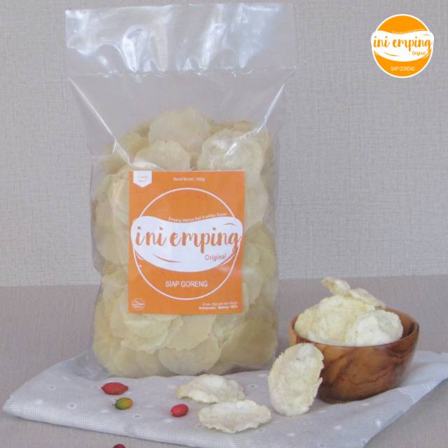 

EMPING MELINJO MENTAH (Emping sedang) ORIGINAL SIAP GORENG 500G KUALITAS SUPER