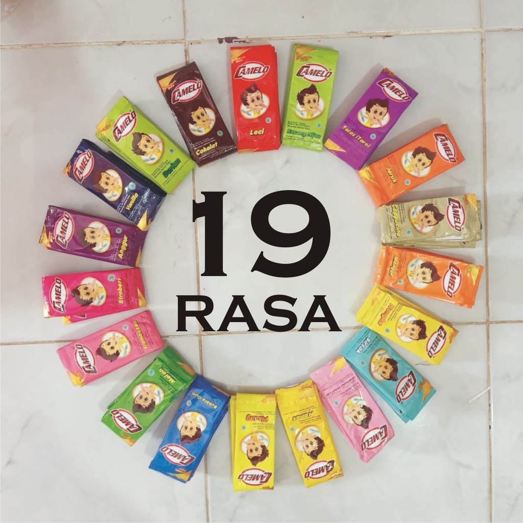 

BUBUK ES CAMELO 1kg isi 190pcs (SEMUA RASA)
