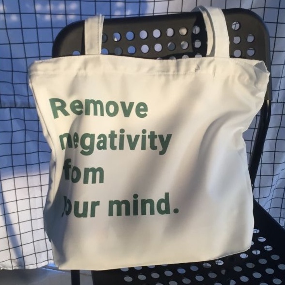 TOTEBAG REMOVE NEGATIVITY