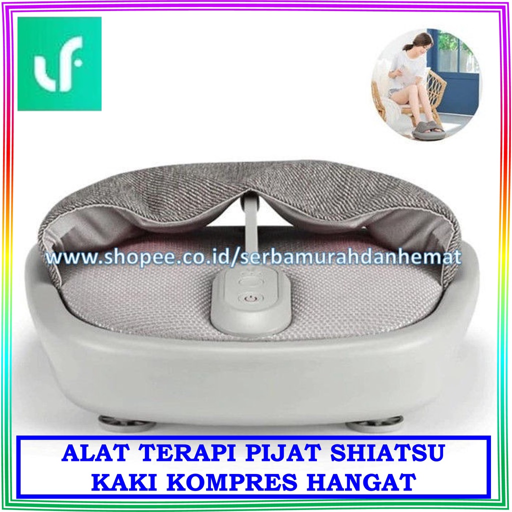 Alat Pijat Kaki Kompres Hangat Shiatsu 3in1 LERAVAN Foot Massager Kneading Vibrating Roller