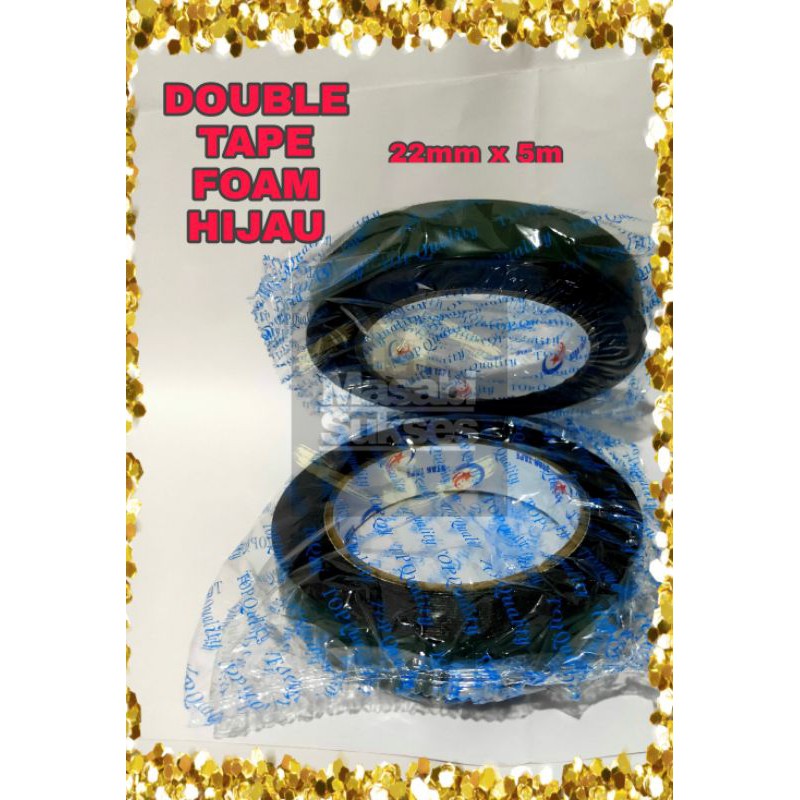 

DOUBLE TAPE FOAM BUSA 1 INCH X 5 M STAR TAPE
