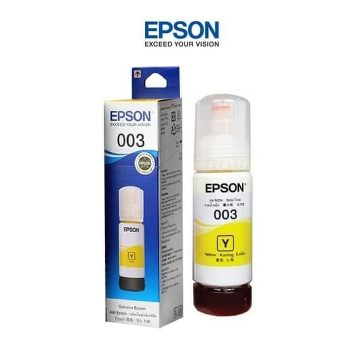 Tinta Printer EPSON 003 CYAN, MAGENTA, YELLOW ORIGINAL | ITECHBALI