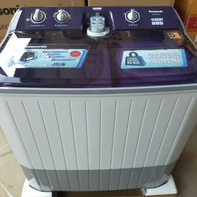 PANASONIC NAW125FCV MESIN CUCI 2 TABUNG 12 KG