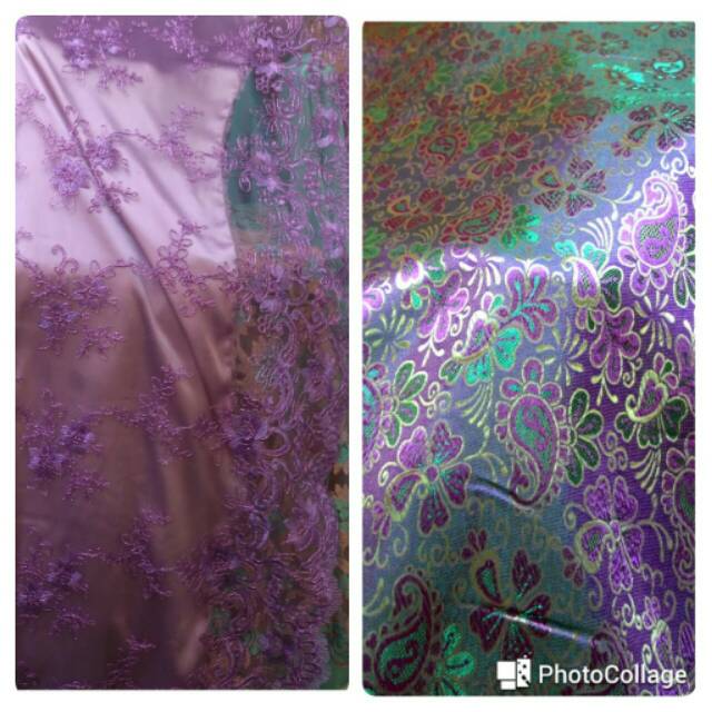 Paket Sale Tila Cornely Metalik Ungu Lavender+Puring+Songket Rp 160.000/ptg